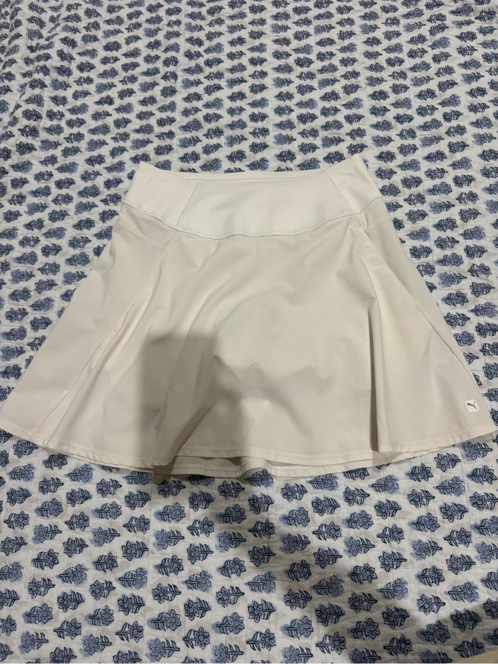 Puma Cream Athletic Skater Skirt